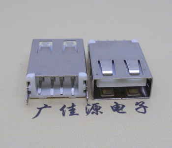 吉安USB AF立式 直插 加长款17.5MM 大电流3A插座