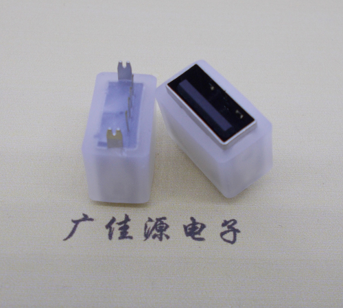 吉安USB连接器接口 10.5MM防水立插母座 鱼叉脚