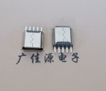吉安Micro USB接口 母座B型5p引脚焊线无后背