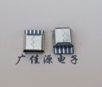 吉安Micro USB5p母座焊线 前五后五焊接有后背
