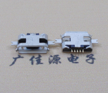 吉安MICRO USB 5P接口 沉板1.2贴片 卷边母座