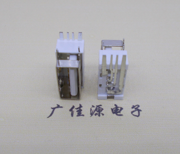 吉安USB侧立式短体10.0尺寸 侧插加宽脚5A大电流插座